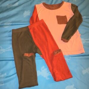 Kyte BABY Color Block Kids Pajama Set